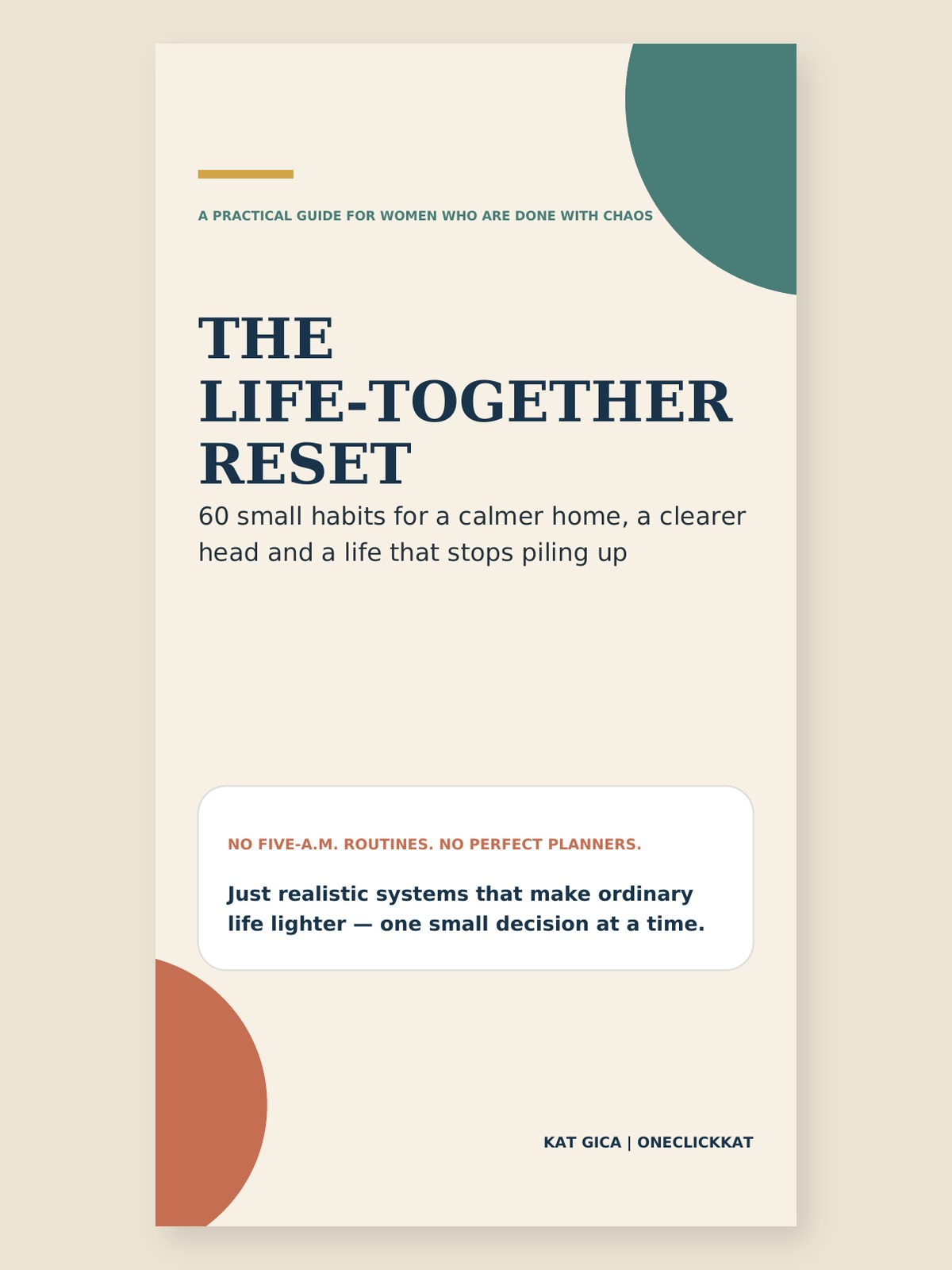 The mobile-first Life-Together Reset ebook cover